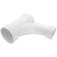 4" x 4" x 3" PVC DWV Wye and 45° Elbow Combo