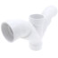 3" PVC DWV Double Wye and 45° Elbow Combo