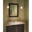 Alexa 1 Light Brushed Nickel Etched Linen w/ Clear Edge Glass Modern Mini-Pendant Light