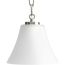 Bravo 1 Light Brushed Nickel Etched Glass Modern Mini-Pendant Light