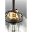 Chronicle 1 Light Antique Bronze Clear Seeded White Opal Glass Coastal Mini-Pendant Light