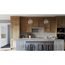 Penn 1 Light Natural Brass Clear Glass Farmhouse Pendant Light