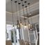 Staunton 1 Light Brushed Nickel Clear Glass Global Pendant Light