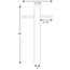 Outdoor 7' Aluminum Post w/ Ladder Rest