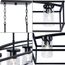 Swansea 4 Light 6" Matte Black Transitional Outdoor Chandelier w/ Clear Glass Shades
