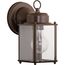 Flat Glass Lantern 1 Light Wall Lantern