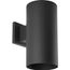 6" Black Outdoor Wall Cylinder