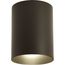 Cylinder 5" 1 Light Black Modern Outdoor Ceiling Light