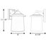 Essential 1 Light Medium Wall Lantern