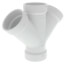 2" PVC DWV Double Wye