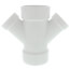 3" x 2" PVC DWV Double Wye
