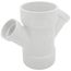 4" x 2" PVC DWV Double Wye