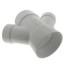 6" x 4" PVC DWV Double Wye