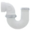 1-1/2" PVC DWV L.A. P-Trap w/ Chrome Nut