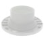 4" x 3" PVC DWV Closet Flange w/ Stop