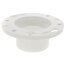 4" x 3" PVC DWV Closet Flange w/ Stop