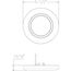 5-1/2" Emblem Surface Mount LED in White