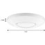 Intrinsic 7" White Flush Mount LED Adjustable Eyeball