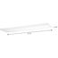 Everlume LED 48-inch Satin White Modern Style Linear Ceiling Panel Light
