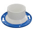 4" x 3" PVC DWV Closet Flange w/ Adjustable Ring and Knockout