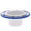 4" x 3" PVC DWV Closet Flange w/ Adjustable Metal Ring