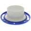 4" x 3" PVC DWV Flush Closet Flange w/ Adjustable Metal Ring