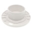 4" x 4"/4" x 3" PVC DWV Flush Closet Flange w/ Knockout