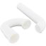 1-1/2" White P-Trap w/ Threaded PVC Adapter and Reversible J-Bend