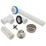 True Blue PVC Full Kit w/ Push n' Pull Stopper, Test Kit & Finished Drain Spud (Brushed Nickel)