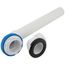 True Blue PVC Full Kit w/ Push n' Pull Stopper, Test Kit & Finished Drain Spud (Brushed Nickel)