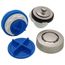 True Blue PVC Full Kit w/ Uni-Lift Stopper, Test Kit & Finished Drain Spud (Brushed Nickel)
