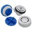 True Blue PVC Bath Waste Half Kit w/ Uni-Lift Stopper & Test Kit (Chrome Plated Zinc)
