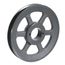 7-1/4" O.D. Type B Single Groove Bushed Sheave for 4L or A Belts, PBK75H
