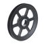 7-3/4" O.D. Type B Single Groove Bushed Sheave for 4L or A Belts, PBK80H