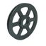 8-3/4" O.D. Type B Single Groove Bushed Sheave for 4L or A Belts, PBK90H