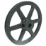 3.45" OD Single Groove Pulleys For 4L Or A Belts (5/8" Bore)