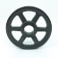 4.75" OD Single Groove Bushed Sheave for 3L or A Belts