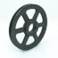 4.75" OD Single Groove Bushed Sheave for 3L or A Belts
