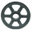 1 Groove AKH Sheave, A, 4L Belt, 6.25" OD