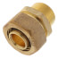 3/4" PEX-AL-PEX Compression x 3/4" Male Threaded Adapter