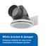 Panasonic EZSoffit Vent with Soffit Termination System for Optimized Airflow, EZSV14
