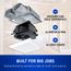 WhisperValue DC Fan Contractor Pack, Motor/Grille Assembly Only with Condensation Sensor, 4-Pack, 50/80/100 CFM, FV-0510VSCB1
