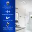 Panasonic WhisperValue Ceiling/Wall Mount Bathroom Exhaust Fan with LED Light & Humidity Sensor, 50-80-100 CFM, FV-0510VSCL1