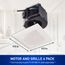 Panasonic EcoVent Fan Contractor Pack Bathroom Exhaust Fan Motor/Grille Assembly Only, 70-90 CFM, FV-07VBB1, Pack of 4