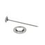 1" Dial Thermometer w/ Mounting Flange, 0441137BX
