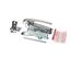 Door Latch Assembly w/ Inside Release Lever, Polished Chrome, Walk-In, 10055000028