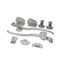 Two-Point Door Latch Assembly w/ Strikes, -1/8" - 1/4" Offset, Walk-In, 10189000004