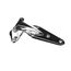 Door Hinge, 1-1/8" Offset, Chrome, 1070-000040