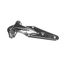 Door Hinge, 3/8", Right Hand, Chrome, 11070000016