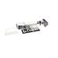 Pull Handle w/ Cylinder Lock & Inside Release, Brushed Chrome, 11229C00024